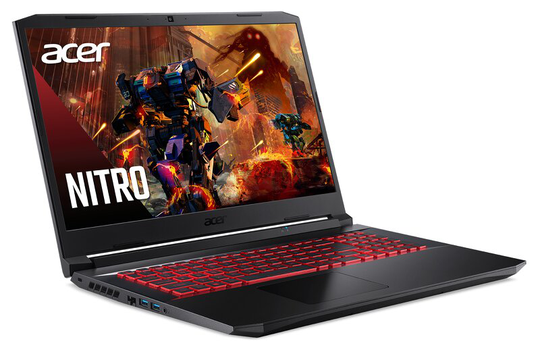 Acer Nitro 5 / 17.3" / FHD / IPS / 144Hz / i5-11300H / 8GB / 512GB / RTX 3050 / Win 11