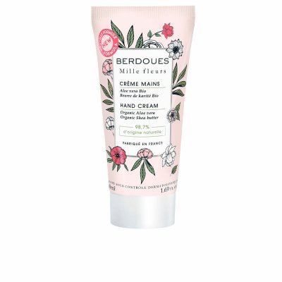 Handkräm BERDOUES Mille Fleurs Sheasmör Aloe Vera (50 ml)