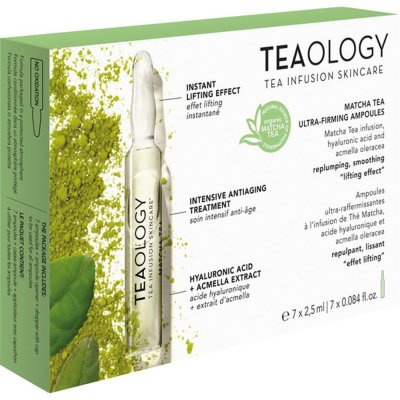 Ampuller för effektivt lyft Teaology Matcha Te (7 x 2,5 ml)