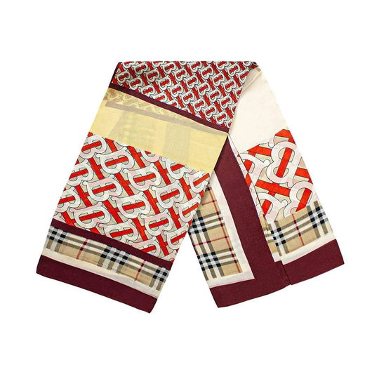 Mönstrad scarf - Orange, Nr. 23