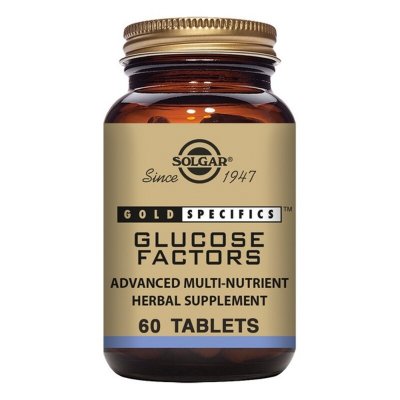 Gold Specifics Glucose Factors Solgar (60 tabletter)
