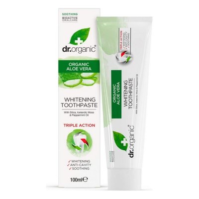 Tandkräm Dr.Organic Aloe Vera (100 ml)
