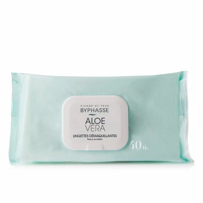 Sminkborttagningsservetter Byphasse Aloe Vera (40 uds)