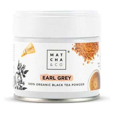 Kosttillskott Matcha & Co Earl Grey Black Tea Powder (Kapacitet: 30 g)