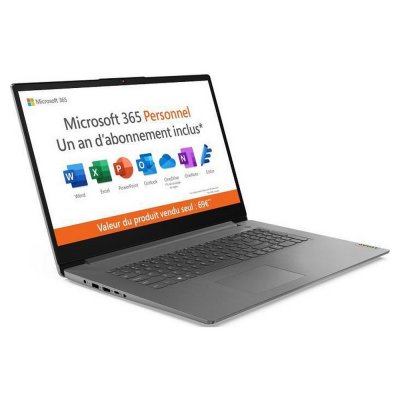 "Notebook Lenovo Ideapad 3 17ITL6 17.3"" CELERON 6305 4GB RAM 128 GB SSD QWERTY 128 GB SSD 4 GB RAM 17,3"" AZERTY W11S"