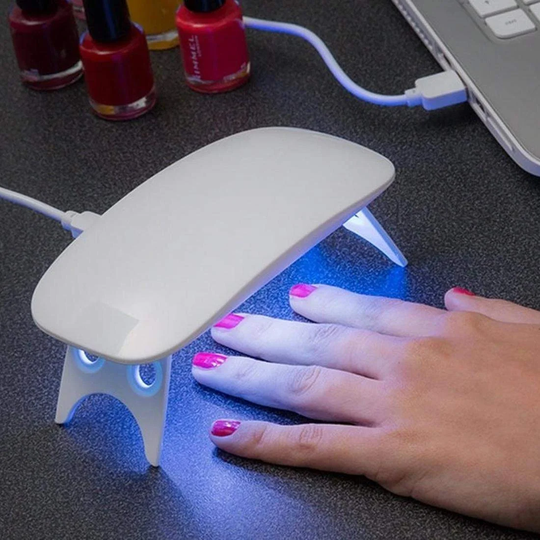 UV/LED Nagellampa Mini - Vit