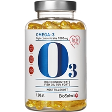 BioSalma Omega3 Forte 70% 1000mg 120 kapslar