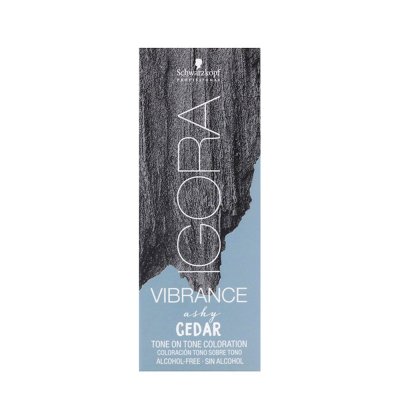 Permanent färg Igora Vibrance Raw Ashy Cedar Schwarzkopf 7-21 (60 ml)