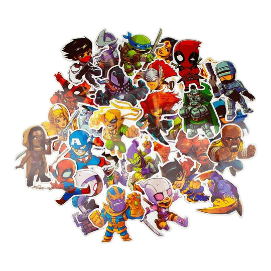 Storpack Klistermärken och Dekaler - Marvel