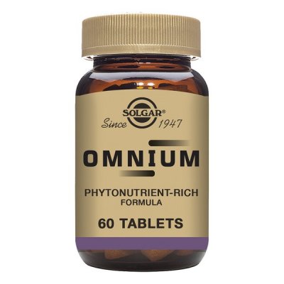 Omnium (rik på fytonäringsämnen) Solgar (Antal: 180 Tabletter)