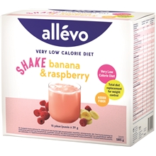 Allevo Shake VLCD 15 portioner Banana-Raspberry