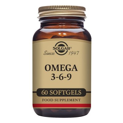 Omega 3-6-9 Solgar (Antal: 120 Kapslar)