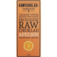 Rawchoklad 50 gram Apelsin