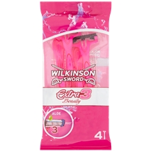 Extra 3 Beauty - Disposable Razor 4 st/paket