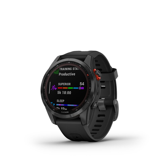 Garmin Fenix 7S Solar Sportklocka - Svart