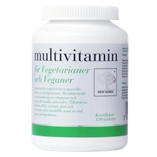 Multivitamin för vegetarianer och veganer 120 tabletter
