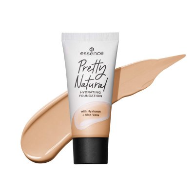 Flytande makeupbas Essence Pretty Natural 010-cool porcelaine (30 ml)