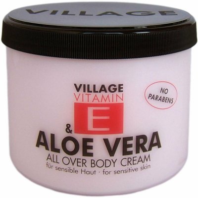 Kroppskräm IDC Institute Village Vitamin E & Aloe Vera (500 ml)
