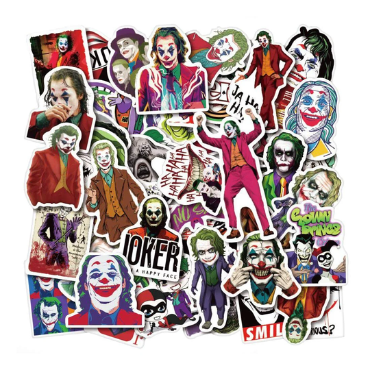 50x Klistermärken och Dekaler - The Joker