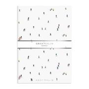 Gray Malin The Skiers A5 Notebook