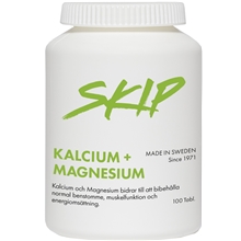 Kalcium Magnesium 100 tabletter