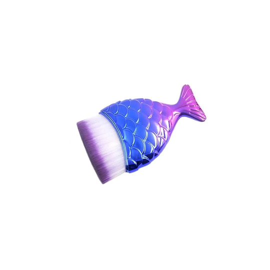 Sminkborste, Mermaid - Blå, rak