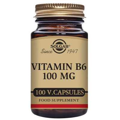 Vitamin B6 (pyridoxin) Solgar 100 mg (100 Kapslar)