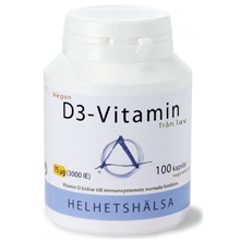 D3-vitamin Vegan 75 mcg 3000IE 100 kapslar