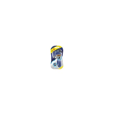 Manuell rakhyvel Bic Flex3 (6 uds)