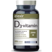 D3-vitamin 2500 IE 180 kapslar