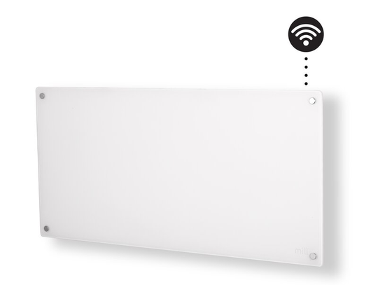 Mill Glass WiFi panelheater 1000W