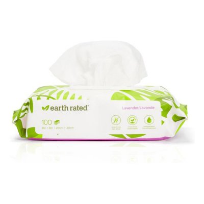 Våtservetter för husdjur Earth Rated (100 uds)