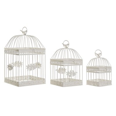 Bur DKD Home Decor Metall (3 pcs) (23.5 x 23.5 x 40 cm)