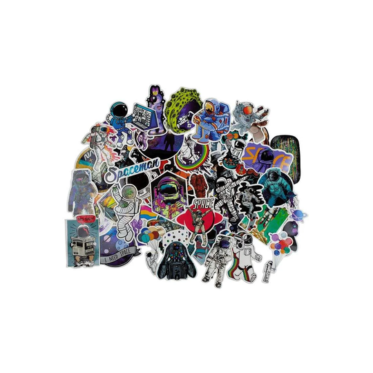 Klistermärken, 50 pack - Space