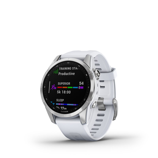 Garmin fenix 7S Sportklocka - Vit/Silver