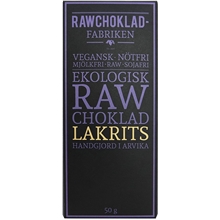 Rawchoklad 50 gram Lakrits