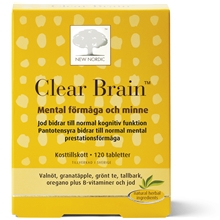 Clear Brain 120 tabletter