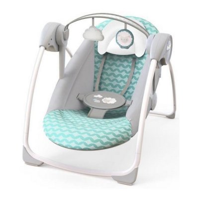 Gungstol Ingenuity Easy-Fold Portable Swing - Goji Blå
