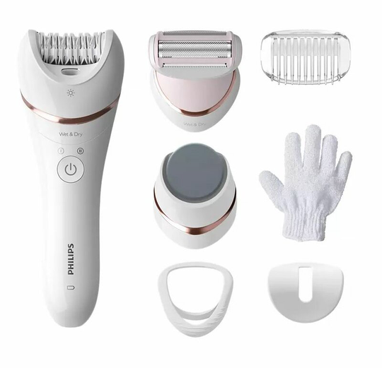 Philips Epilator Series 8000 för våt- och torrepilering