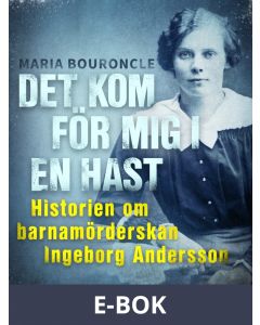 Det kom för mig i en hast - Historien om barnamörderskan Ingeborg Andersson, E-bok