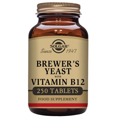 Öljäst med vitamin B12 Solgar (250 tabletter)