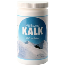 Mjölksyrad kalk 200 tabletter